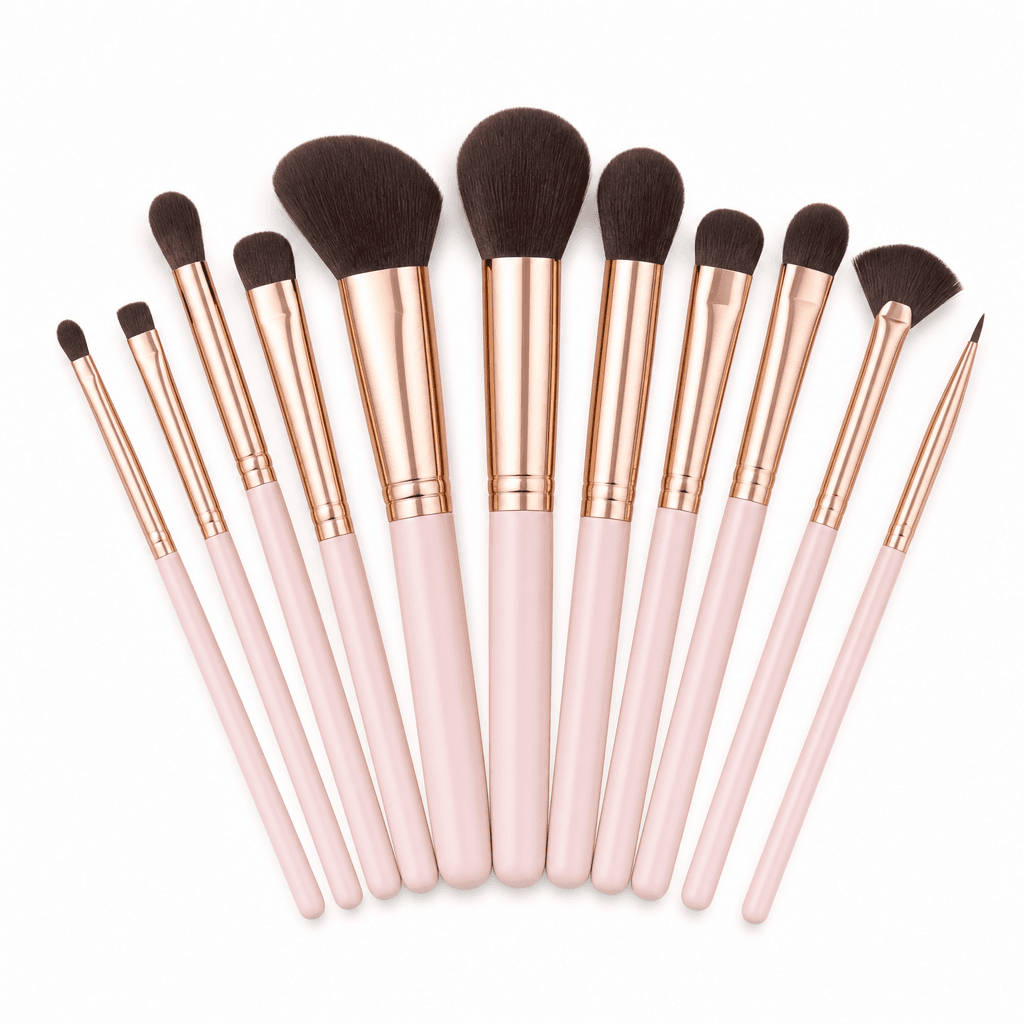 11-Piece Rose Gold Makeup Brush Set — photo 1 of 7